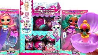 NEW! LOL Surprise MERMAIDS Baby Sister FULL CASE unboxing AND TWEENS!