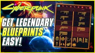 HOW TO GET LEGENDARY CRAFTING SPECS EASY | Legendary & Iconic Crafting Specs | Cyberpunk 2077