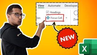 [New in Excel] Focus Cell - Highlight Active Row and Column