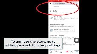 How To Mute And Unmute Facebook Story (Easy) Android or iPhone | New Tech Guide