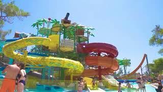 Water Slides at AquaJoy Water Park in Manavgat Antalya