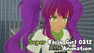 Super Kaiju Girl 0313 Animation [ Giantess Vore ]