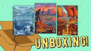 Cartographers: Map Packs 4-6 - Unboxing!