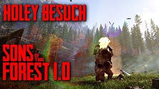 Sons of the Forest Holey Besuch in Sons of the Forest 1.0 Deutsch German Gameplay 19