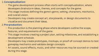 Here's a detailed explanation of the game development life cycle in Unity