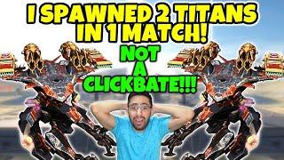 OMG! I Spawned 2 TITANS In One Match! War Robots Biggest Bug Ever WR Gameplay