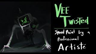 Vee Twisted, Speed Painting by a Professional Artist