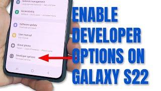 How To Activate The Developer Options on Samsung Galaxy S22/S23