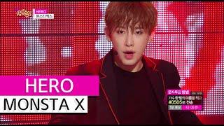 [HOT] MONSTA X - HERO, 몬스타엑스 - 히어로, Show Music core 20151024