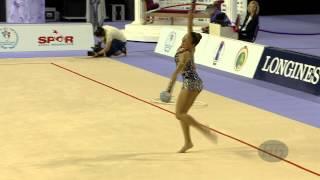 SALMAN Fatma Magdy (EGY) - 2014 Rhythmic Worlds, Izmir (TUR) - Qualifications Hoop