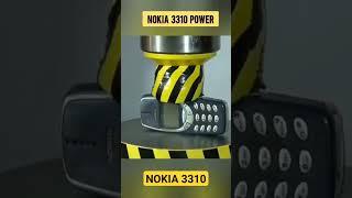 hydraulic press vs Nokia 3310#viral #hydraulic #hydrolicpress #nokia3310