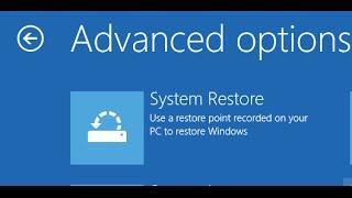 How perform System Restore In Windows 8 and windows 8.1