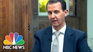 Syrian President Bashar al-Assad Calls Video Of Chemical Attack 'Fabrication' | NBC News