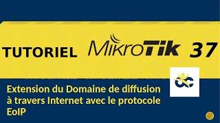 Mikrotik Tutorial 37 (English) - How to extend the LAN over the Internet with the EoIP protocol