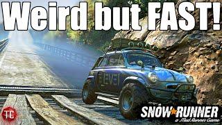 SnowRunner: FAST, NEW DLC CAR GAMEPLAY!! The Gor-By4! (Season 7)