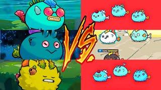 Shrimpnator Vs. Aremzy TRIPLE META AQUA COMPS.| #axieclassic Leaderboard Gameplay! #axiecreator#axie