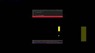 Ping pong game in python #shorts