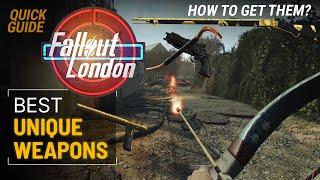 Best Unique Weapons in Fallout London and How to Get them