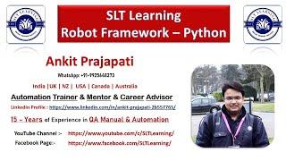 Part 1 : Introduction  of Robot Framework