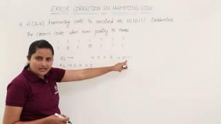 Error Detection and Correction in Hamming Code