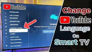 How to Change Language on YouTube on Smart TV