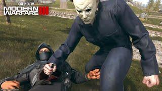 New Operator Michael Myers Haddonfield Takedown Finishing Move MW3 Execution