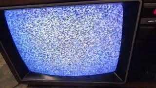 Vintage GE 19inch CRT TV From 1983 Part 1