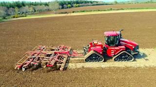 Case IH Quadtrac 620 with Vaderstad Topdown 700 Walter Furlong Grain