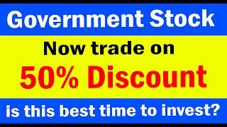 This Government stocks trade on 50% discount | Learn how to draw support & resistance