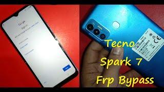 Tecno Spark 7 frp unlock | Tecno Spark 7 FRP Bypass Android 11 | Tecno KF6j Google Account Bypass