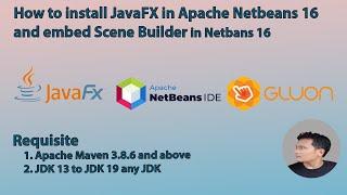 How to install JavaFX in Apache Netbeans and embed JavaFX Scene Builder