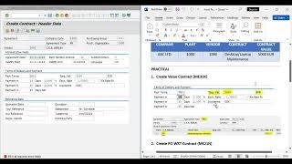 How To Create Value Contract In SAP | SAP ME31K | W Item Category | SAP Outline Agreement | SAP