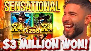 CRAZIEST BONUS HUNT EVER! AYEZEE & DAVE WIN OVER 3 MILLION DOLLARS