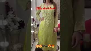 Chikankari kurti️#Meesho haul#shorts#plz subscribe my channel#poojasharmabhardwaj#viral