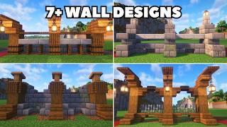 The 7 BEST Wall Designs In Survival Minecraft!