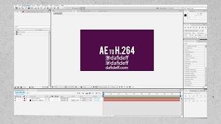 How To Export After Effects CC Project To H.264 File