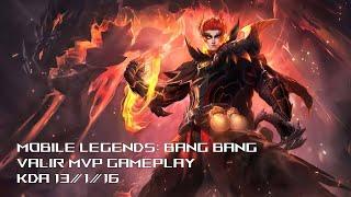 Mobile Legends - Valir MVP Gameplay