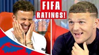 Walker & Trippier Guess their FIFA 19 Stats! | “Are you having a laugh?!” | England