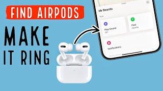 How to Find Lost Airpods Pro By Making It Ring - Locate Lost Airpods Pro