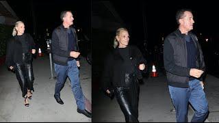 Actress Molly Sims and husband Scott Stuber grab dinner at Giorgio Baldi!