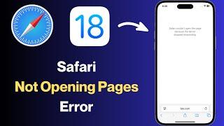 Fix ‘Safari Couldn’t Open the Page Because the Server Stopped Responding’ Error on iPhone or iPad