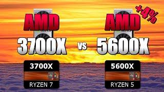 3700X vs 5600X - 2060S  CSGO  Fortnite  PUBG  GTAV  Overwatch.