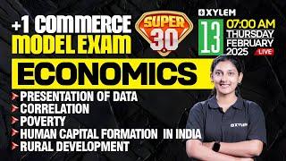 Plus One Commerce - Economics | Model Exam - Super 30 | Xylem Plus One Commerce