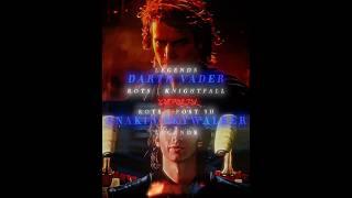 Anakin Skywalker Vs Knightfall Vader | Legends #edit  #starwars  #1v1  #fyp