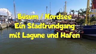 Stadtrundgang durch Büsum mit Lagune und Fischereihafen