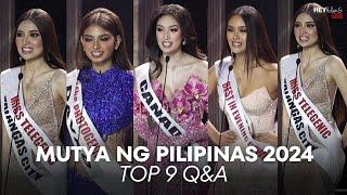 [HD FAN CAM] Mutya Ng Pilipinas 2024 Top 9 Announcement & Q&A