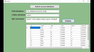 c# tutorial for beginners| connect C# with selected MS access database (accdb and mdb)