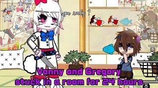 Vanny and Gregory stuck in a room for 24 hours|Fnaf gacha club |Security breach |My Au|41k special