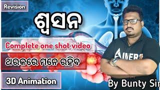 ଶ୍ୱସନ one shot Revision video ||class 10 life science odia ||Respiration in odia #aimeraclasses