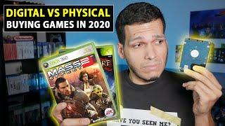 DIGITAL vs PHYSICAL GAMES - Buying Video Games in 2020 - PlayerJuan